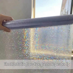 Privaatsusakna kile Vikerkaareakna kleebis Kontoriakna tarvik Vannitoaukse privaatsuskleebised Vitraažakna kile 30x100cm