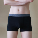 Mood meeste hingav aluspesu alusp&uuml;ksid puuvillased p&uuml;ksid Bokserid &uuml;hev&auml;rvilised alusp&uuml;ksid XXXL must