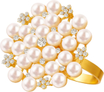 4 TK Rhinestone Pearl salvr&auml;tikur&otilde;ngad lauakatmise kaunistuste jaoks, kuldne salvr&auml;tikuga pandla, elegantne salvr&auml;tikus&otilde;rmuse hoidja pulmade &otilde;htus&ouml;&ouml;gilaua kaunistamiseks 4pcs