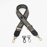 Reguleeritavad kootud laiad rihmad naiste kottidele &ndash; mitmek&uuml;lgsed diagonaalsed &otilde;larihmad Gun Black Buckle