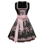 Saksamaa M&uuml;nchen Oktoberfest Vintage &Otilde;lut&uuml;druk Dirndl Kleit Baieri Traditsiooniline Karnevali Peo Kroonuk&auml;ija Cosplay Kost&uuml;&uuml;m L&Dirndl Dresses must
