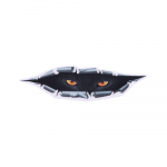 3D piiluva kassi autokleebis Veekindel Monster Eye Stikcers auto kere kujundamise kleebised auto kaunistustarvikud 5x17 cm must