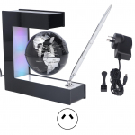 Magnetiline levitatsiooniga gloobus E-kujuline h&otilde;ljuv dekoratsioon 100?240V kodu jaoksEU pistik