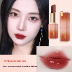Mirror Light Lipstick Does Not Fade and Easy to Color Matte White Lasting Moisturizing Lipstick 1#