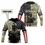 Uus veteran s&otilde;jav&auml;e&uuml;likond, s&otilde;duri kaamo s&uuml;gispullover, moodne spordidress, 3Dprint meeste/naiste vabaaja kapuutsid 5XL