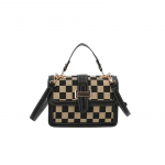 Niche Disainiga K&auml;ekotid Naistele, Suvemoe Ruudulised V&auml;ikesed Ruudukujulised Kotid, K&otilde;rge Kvaliteediga &Uuml;he&otilde;la Crossbody Kotid must