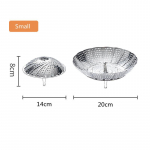 Kokkupandav roostevabast terasest toiduauruti Multifunktsionaalne puu- ja juurviljade &auml;ravoolu aurutamisrest kandik K&ouml;&ouml;gi toiduvalmistamise tarvikud