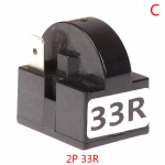 Ptc 2/3/4Pin k&auml;ivitusrelee k&uuml;lmik Ptc starter kompressori jaoks 2P 33R