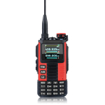 K67 PRO Lennundussagedusraadio 65-600MHz 640 kanalit Kr&uuml;pteerija Kahekordne j&auml;lgimine Sagedusala skaneerimine Amat&ouml;&ouml;r FM VOX K67 PRO GMRS Kahesuunaline raadio punane