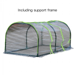 Kasvuhoone PVC metallraamiga 1,2x0,6x0,5m miniatuurne taimemaja aeda, potitaimedele