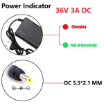 12V 24V 36V 48V 60V 72V Laadija 2A 3A 5A Liitium-ioon Akupaki Laadija 42V 54.6V 5A Intelligentne Kiirlaadimine EU Pistik Jahutusventilaatoriga 36V 42V 3A DC