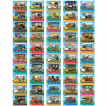 50 tk Animal Crossing mini RV m&auml;ngukaardid NS Switchile 22 x 30 mm