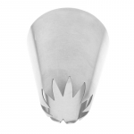 #C10 Suure suurusega toruotsik Kook Cream Decor Glasuuri n&auml;pun&auml;iteid 10 hammast Close Star