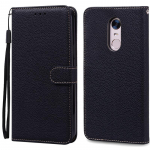 Xiaomi Redmi 5 Plus &uuml;mbris Redmi 5 p&otilde;rutuskindel rahakotiga klapp&uuml;mbris Xiomi Redmi 5 plus 5plus telefonikotid nahast fundad kest For Redmi 5 Plus must