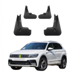 4 TK Auto porilauad Pritsmekaitse Porikaitsmed Auto porilauad &Uuml;hilduvad VW Tiguan/Tiguan L 2017 2018 2019 2020 DZ-17 must