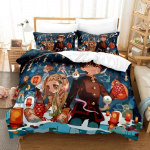 Tualetis kinni olev Hanako-kun Voodipesukomplekt Jaapani Anime Tekikate Komplekt &Uuml;heinimese Queen T&auml;is King Twin Suurus Poistele Teismelistele Tekikate EU single(135x200cm)