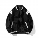 S&uuml;gisene pesapallijakk meeste jakk lahtine vabaaja kevad ja s&uuml;gis poiste jakk riietel S must