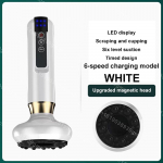 Elektriline vaakumkuputamise massaaž Gua Sha teraapia aparaat Tervislik kraapimine Tselluliidivastane seade Meridiaaniteraapia Rasvap&otilde;letus