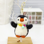 Armas v&auml;ike pingviini ripats pl&uuml;&uuml;sist m&auml;ngunukk Multifilmi koolikott rippuva kaunistusega v&otilde;tmehoidja nukk 11Cm