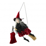 Halloweeni rippuv n&otilde;ia dekoratsioon riputatav n&otilde;ia nukk ornament v&auml;ike lendav n&otilde;ia figuur luual aia &otilde;ue kummitusmaja Halloweeni dekoratsioon oranž