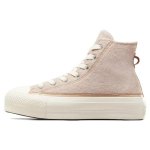 Converse Chuck Taylor All Star Lift Platvorm K&otilde;rged Kunstkarusnahast - Egret Naiste Tossud Kreemjas Epic-Dune A07944C 36