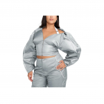 Nike X Jacquemus koost&ouml;&ouml; Higi-imav Veekindel Mugav Vabaaja Spordijakk Naiste Jakk Osakese-hall Valge FV5690-073 XL