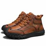 38-48 S&uuml;gis / Kevad K&auml;sitsi valmistatud Meeste Saapad Kingad Mugavad Pahkluusaapad Meestele Vabaaja Kingad Mokassiinid Mees T&ouml;&ouml;riistasaapad 44 helepruun v&auml;rv