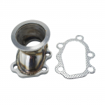 T25 T28 GT25 GT28 2,5 63mm Down Pipe Roostevabast terasest adapteri jaoks One Size