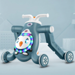 Baby Walker, esimene samm, 3-&uuml;hes, istudes-seisva &otilde;ppimine Walker Multifunktsionaalne Baby Push Along Walker Kids tegevuskeskus sinine