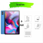 BDF 10,1-tolline Y7 Android 13 tahvelarvuti 8 GB RAM 256 GB ROM 4G v&otilde;rk 3G 4G LTE SIM-kaardi v&otilde;rk 8000 mAh Standard sinine