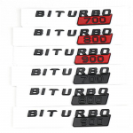 BITURBO 700 800 900 T&auml;hed Auto Logo Kleebis Brabus 800 900 modifitseeritud Tarvikutele K&uuml;ljepakpoordi Dekoratiivkleebis red 700