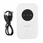 Kaasaskantav 4G 5G mobiilne WiFi-ruuter SIM-kaardi pesaga 300 Mbps mobiilne leviala &Uuml;hendab kuni 10 seadet reisimiseks &auml;rireisiks valge