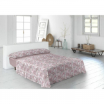 Parure de lit en coton - Pierre Cardin - TANIA - Rose - Lit 90 cm - 3 pi&egrave;ces - Coussin inclus - Abstrait - Americana