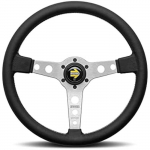 Volant Racing - MOMO - Prototype 320 mm - Couleur Gris - 15x15x2 cm - R&eacute;f&eacute;rence S37113649 puhas