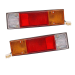 Tagumine kombineeritud tagatulede komplekt 24V pirnidega Mitsubishi Canter FB511 jaoks (1994&ndash;1997) Fuso 355 FE111 FE114 FE444 &ndash; Suunatuli Pidur Tagurdamine punane/merevaigukollane