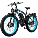 Elektriratas Keteles K800 26 1000Wx2 Mootor T&auml;iskasvanute E-ratas 48V 23AH Maastikuratas Fat Electric Bike 21 K&auml;iguga LED-ekraan Sinine sinine