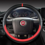Mikrofiiber nahast auto roolikatete komplekt Fiat Ducato, Peugeot Boxer, Citroen Jumper, Relais, Ram Promaster jaoks, Autotarvikud punane
