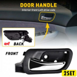 2x Front Side Driver Left ide Interior Handle Door For 2003-2007 Honda Accord