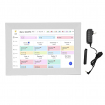 10,1-tolline WiFi digitaalkalender 1080P HD interaktiivne puuteekraaniga Seinale Peregraafikute Planeerija Rakenduse juhtimise tugi 32 GB salvestusruumi