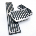 Car pedals for Jaguar modified accelerator, brake, rest area, anti-skid pedal accessories 3 pcs