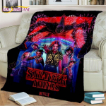 Stranger Things tekk Demodogs Cartoon Flanell tekk &Otilde;udustekk elutuppa Diivanvoodi lastele Kingitus Kodukaunistus 180x230cm