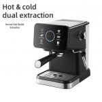 Mitmeotstarbeline poolautomaatne Itaalia kohvimasin piimavahustajaga, 20 baari r&otilde;hk, kodukasutuseks UK Standard with Adapter