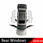Volvo XC90 CX 90 MK2 2016~2024 Auto Esiklaasi &Uuml;mbrise P&auml;ikesesirmid K&uuml;ljeakna Visiirid Automaatsed UV-vastased T&auml;ielikud Kattekatted Auto Tarvikud Rear Windows