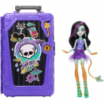 Coffret de poup&eacute;e - MONSTER HIGH - Jinafire Long - 19 surprises - Poup&eacute;e articul&eacute;e - Accessoires de voyage puhas
