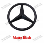Autokleeps Mercedes Benzi jaoks 188MM 210MM ABS Auto Esiv&otilde;re Embleemi Kleeps Decal Kate Embleemi Tarvikud Mercedes Benzi AM 210mm matt must v&auml;rv