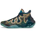 ANTA Star Mountain Basketball Shoes Men's High top Digital Blue/Carbon Gray/Metal Gold 112121818A-2 39