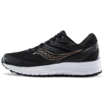Saucony Cohesion 13 Cohesion 13 Sports Abrasion Resistant Breathable Low top Running Shoes Women's Black Gold S10559-52 36