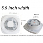 220V 4/6/7tolline 110/150/180mm vaikne Ventileeriv Tugev V&auml;ljat&otilde;mbeventilaator Aknale Seinale Vannitoale Tualetile K&ouml;&ouml;gile Paigaldatav AU&220 V