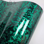 20/50cm x 152cm High Glossy PET Green Forged Carbon Fiber Vinyl Wrap Film Motorcycle Scooter Car Decal low viscosity Bubble Free 20cm x 152cm blue