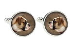 American Bulldog, Old Country Bulldog - cufflinks, a shirt accessory, a shirt pendant from the Art-Dog brand h&otilde;be